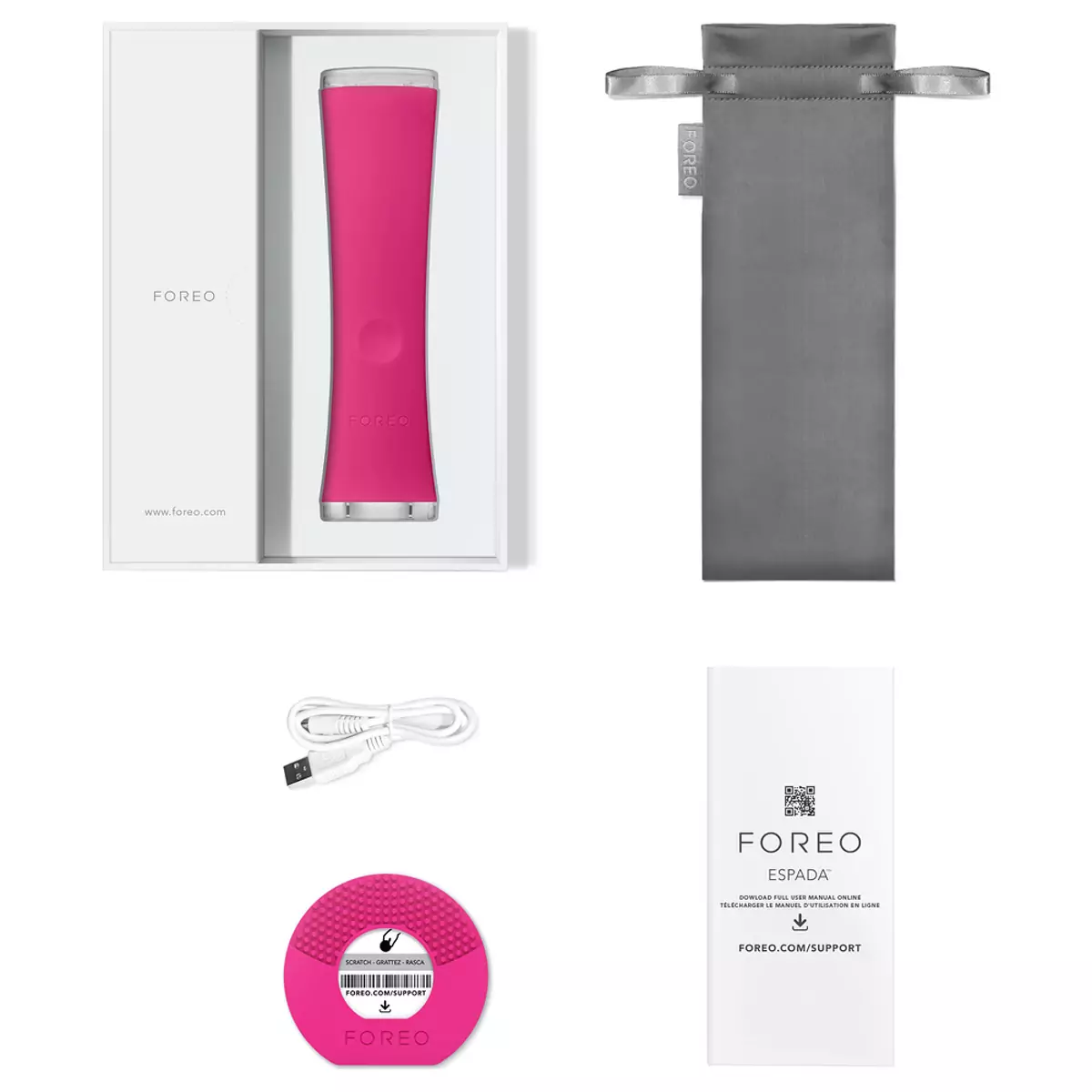Терапія акне синім світлом з лазерною точністю Foreo ESPADA Magenta