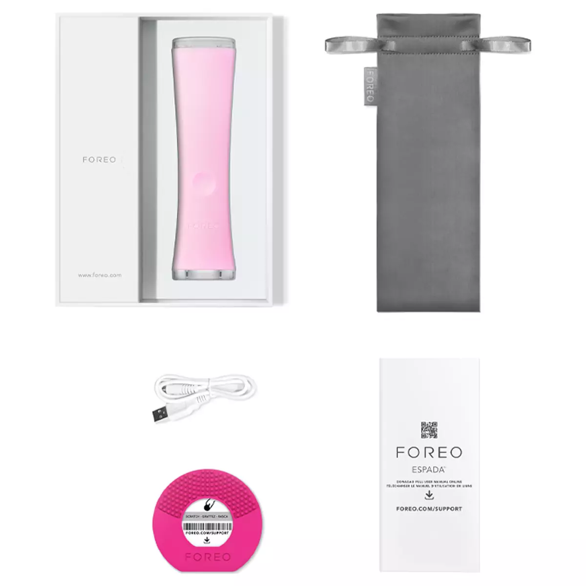 Терапія акне синім світлом з лазерною точністю Foreo ESPADA Pink