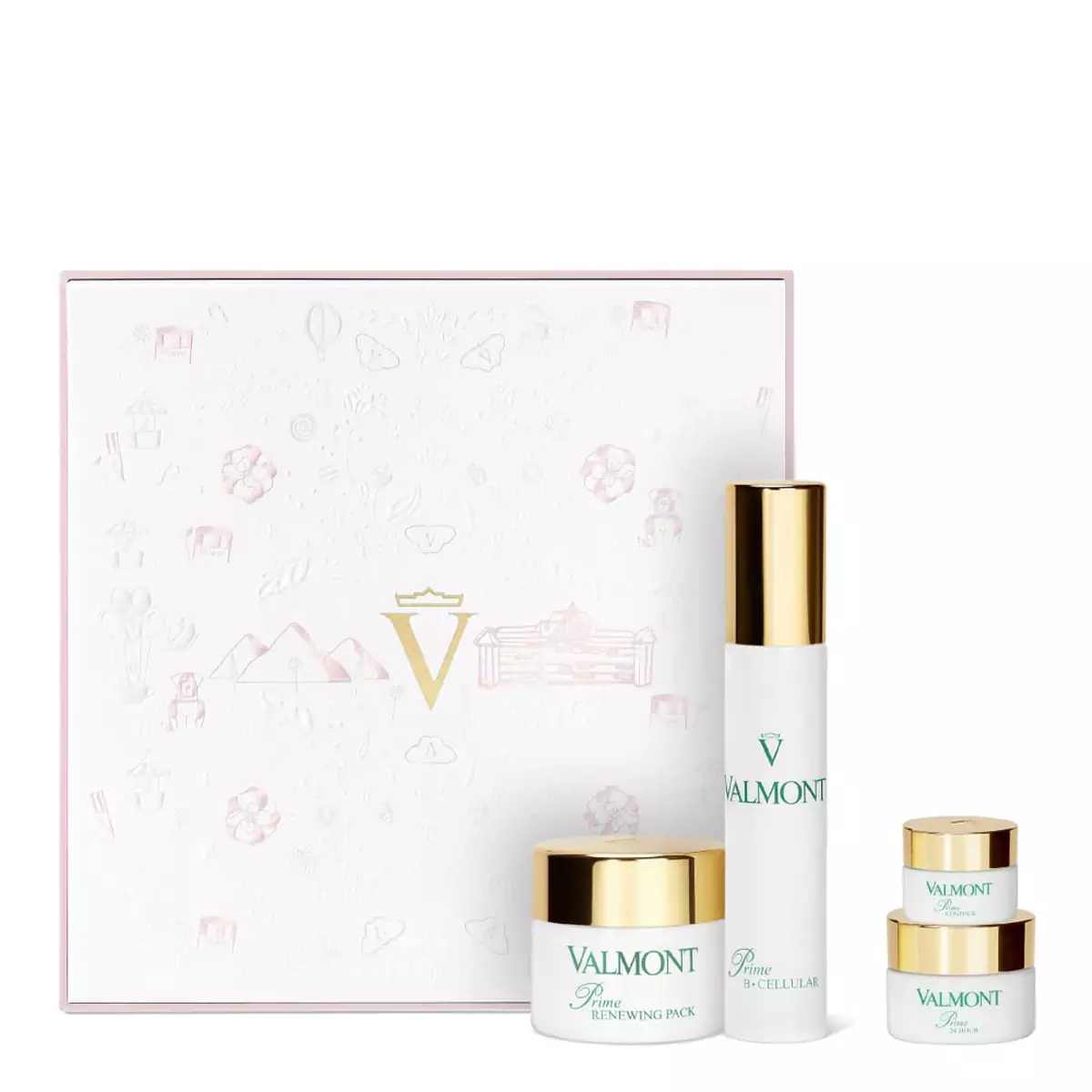 Фирменный косметический набор Valmont Prime Renewing Pack Retail Set [706151706144]