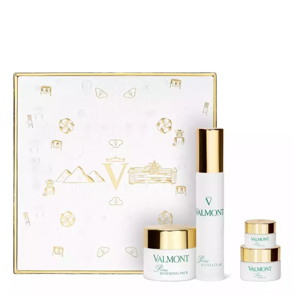 Фирменный косметический набор Valmont Prime Renewing Pack Retail Set [706151706144]