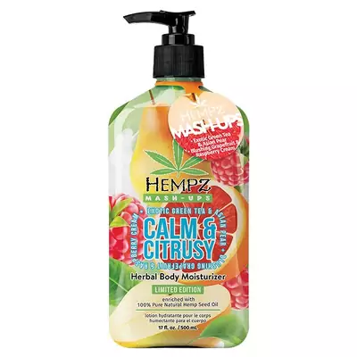 Молочко для тіла Зелений чай-Грейпфрут-Малина Hempz Calm and Citrusy Herbal Body Moisturizer