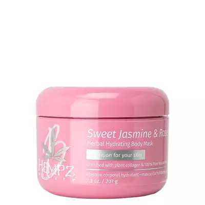 Поживна маска для тіла Жасмин-Троянда з колагеном Hempz Sweet Jasmine & Rose Collagen Infused Herbal Body Mask