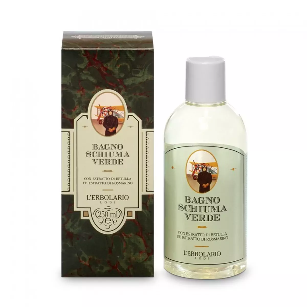 Пена для ванны - гель для душа Свежесть L\'Erbolario Bagnoschiuma Verde