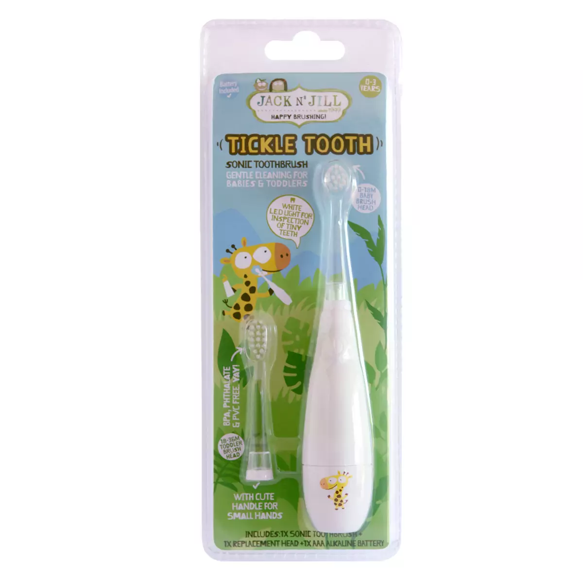 Звуковая зубная щетка Jack N \'Jill Tickle Tooth Sonic
