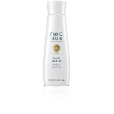 Шампунь с кератином гладкость и блеск Marlies Moller Keratin Shampoo Sleek and Shine