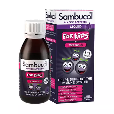 Самбукол сироп для дітей від 3 до 12 років Sambucol Kids Liquid