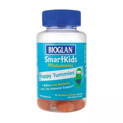 Біоглан желейки для здорового травлення дітей від 4 років Bioglan Happy Tummies 30