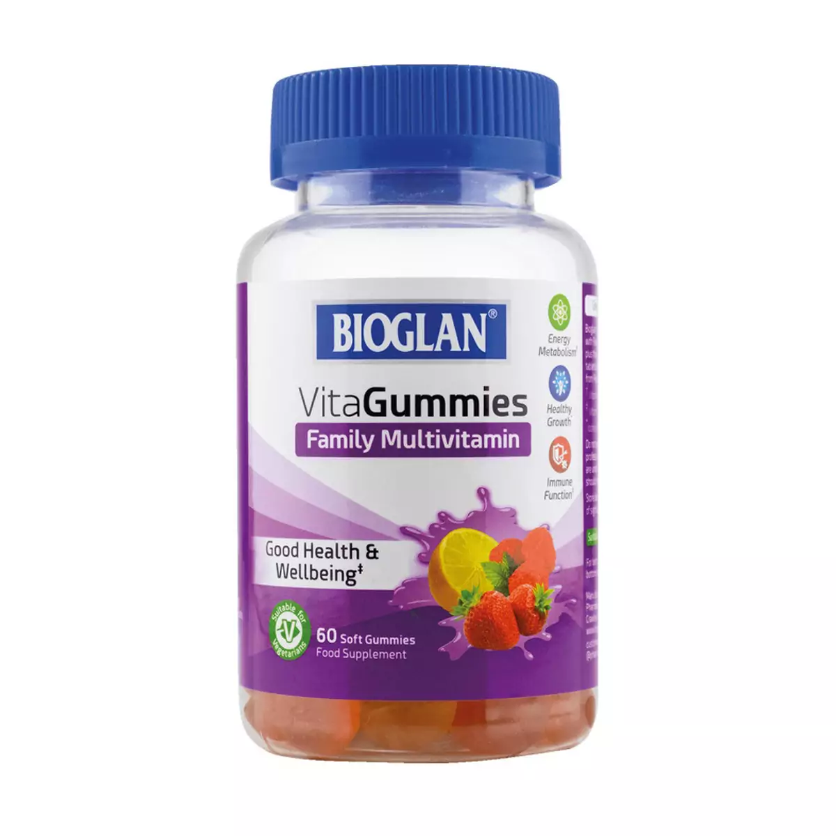 Біоглан Мультівітаміни желейки для усіеї родини Bioglan Vitagummies Family 60