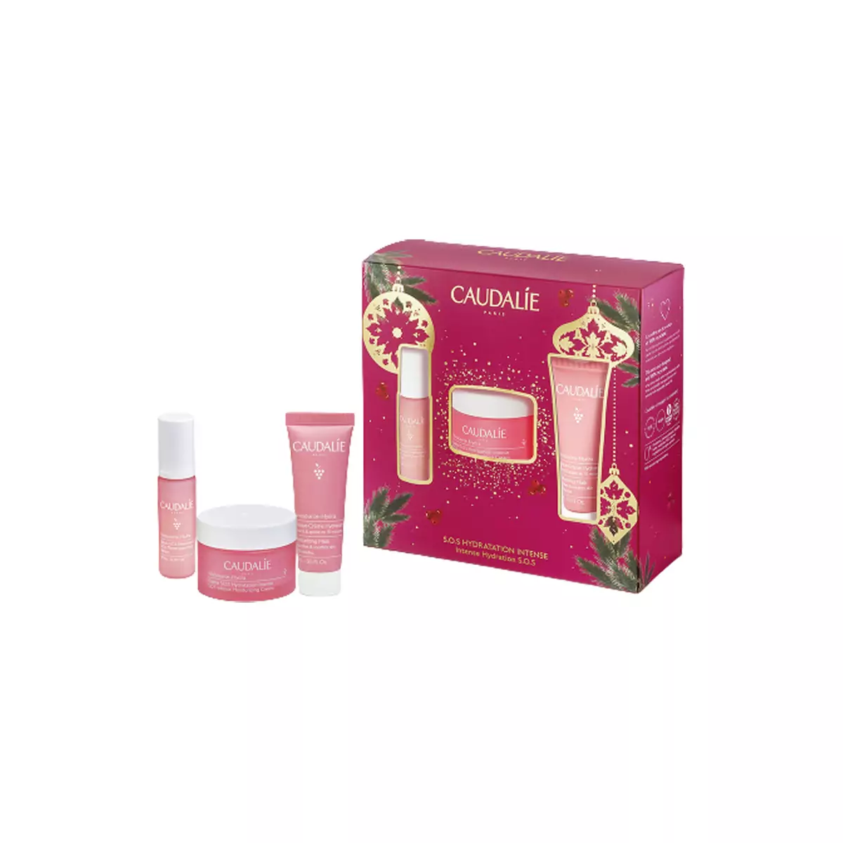 Набор Интенсивное увлажнение Caudalie Vinosource-Hydra Creme SOS