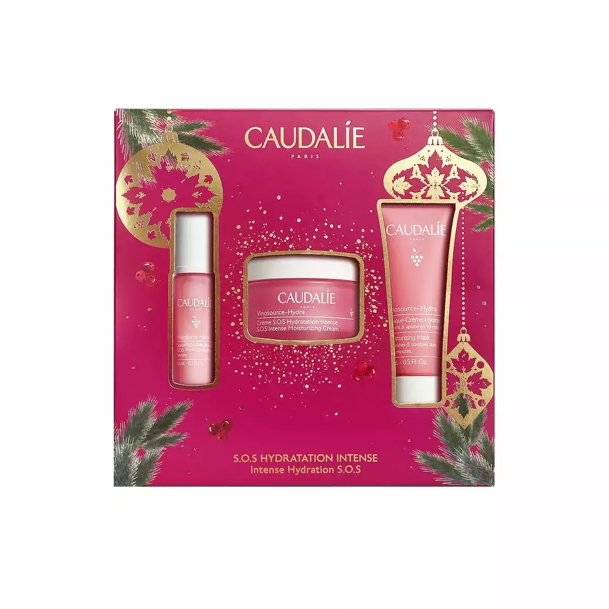 Набор Интенсивное увлажнение Caudalie Vinosource-Hydra Creme SOS