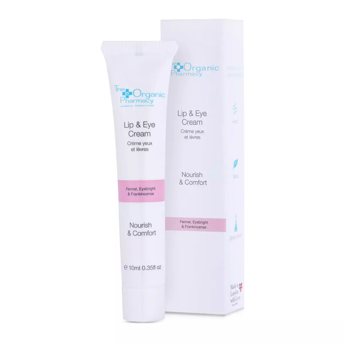 Питательный крем для контура глаз и губ The Organic Pharmacy Lip and Eye Cream