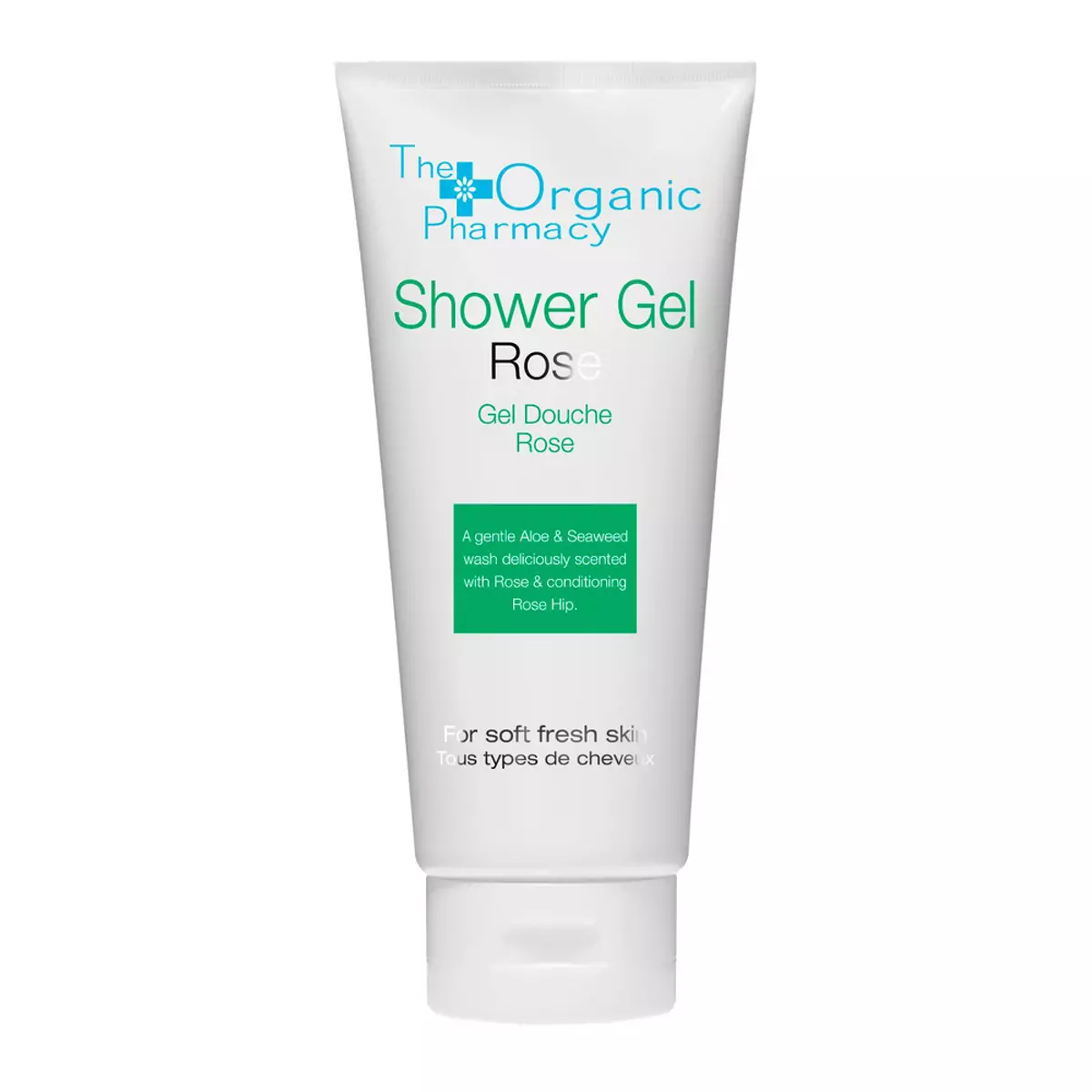 Освежающий гель для душа The Organic Pharmacy Rose Shower Gel