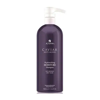 Увлажняющий шампунь с экстрактом черной икры без сульфатов Alterna Caviar Anti-Aging Replenishing Moisture Shampoo
