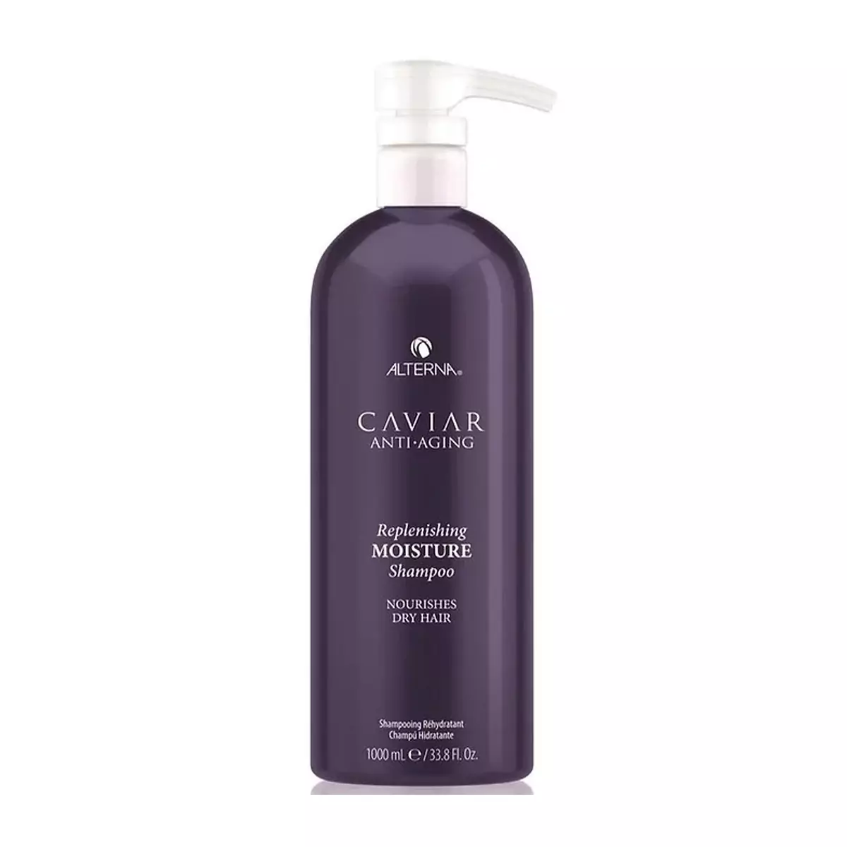 Увлажняющий шампунь с экстрактом черной икры без сульфатов Alterna Caviar Anti-Aging Replenishing Moisture Shampoo