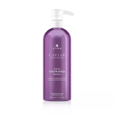 Шампунь для збереження кольору фарбованого з екстрактом чорної ікри без сульфатів Alterna Caviar Infinite Color Hold Shampoo