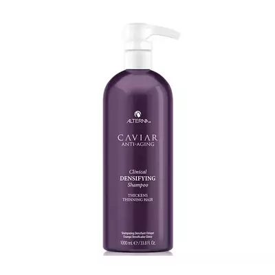 Шампунь для інтенсивного підвищення густоти волосся з екстрактом чорної ікри без сульфатів Alterna Caviar Clinical Densifying Shampoo