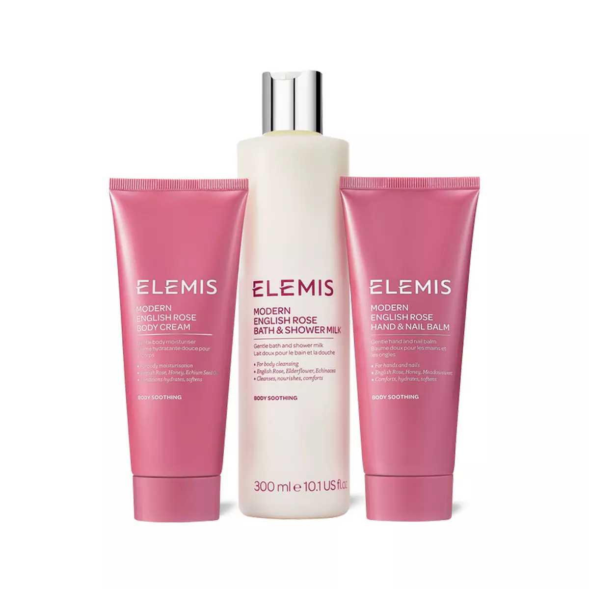 Трио для тела Роскошь Английской Розы Elemis English Rose-Infused Body Trio Gift Set