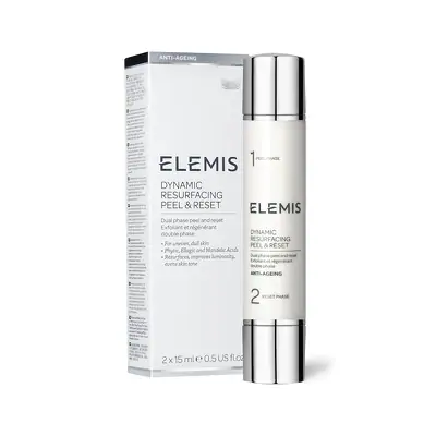 Двухфазный пилинг-шлифовка для гладкой и сияющей кожи Elemis Dynamic Resurfacing Peel and Reset