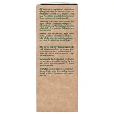 Натуральный ополаскиватель для полости рта с органической мятой One Drop Only Naturals Mouthwash
