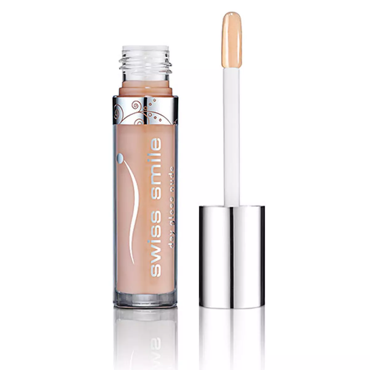 Прозрачный блеск для губ, придающий объем Swiss Smile Day Gloss Nude