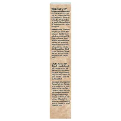 Натуральна зубна паста з органічною м\'ятою і алое вера One Drop Only Naturals Toothpaste