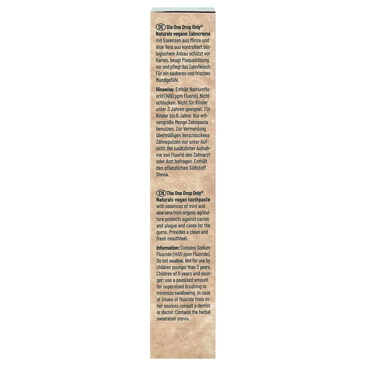 Натуральна зубна паста з органічною м\'ятою і алое вера One Drop Only Naturals Toothpaste