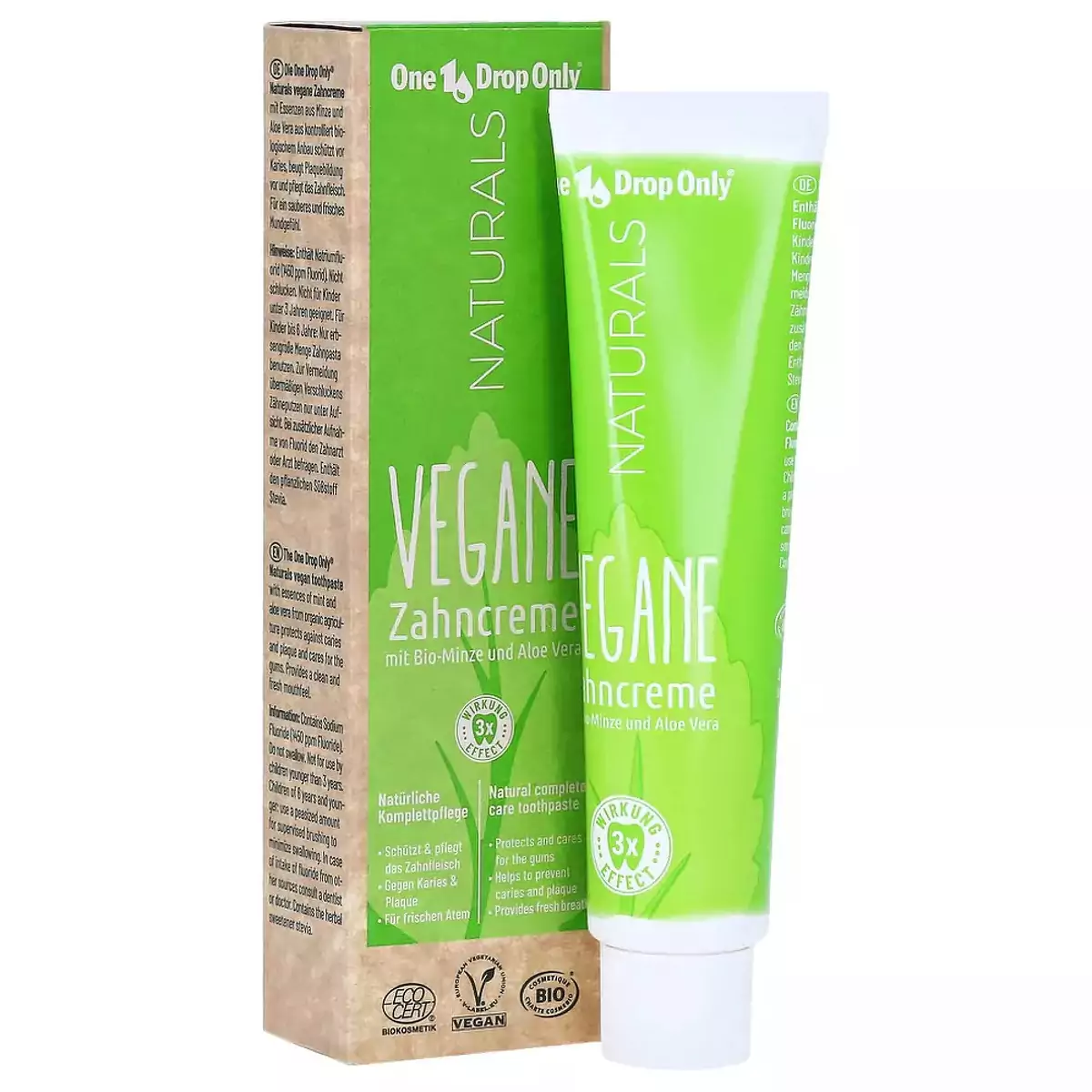 Натуральна зубна паста з органічною м\'ятою і алое вера One Drop Only Naturals Toothpaste