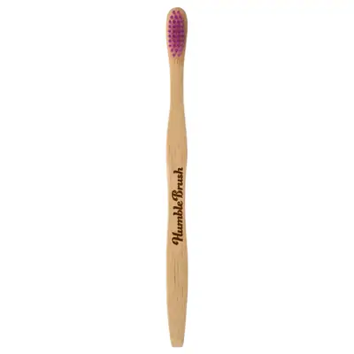 Зубная щетка бамбуковая Розовая мягкая The Humble Co Brush Adult Soft Bristles