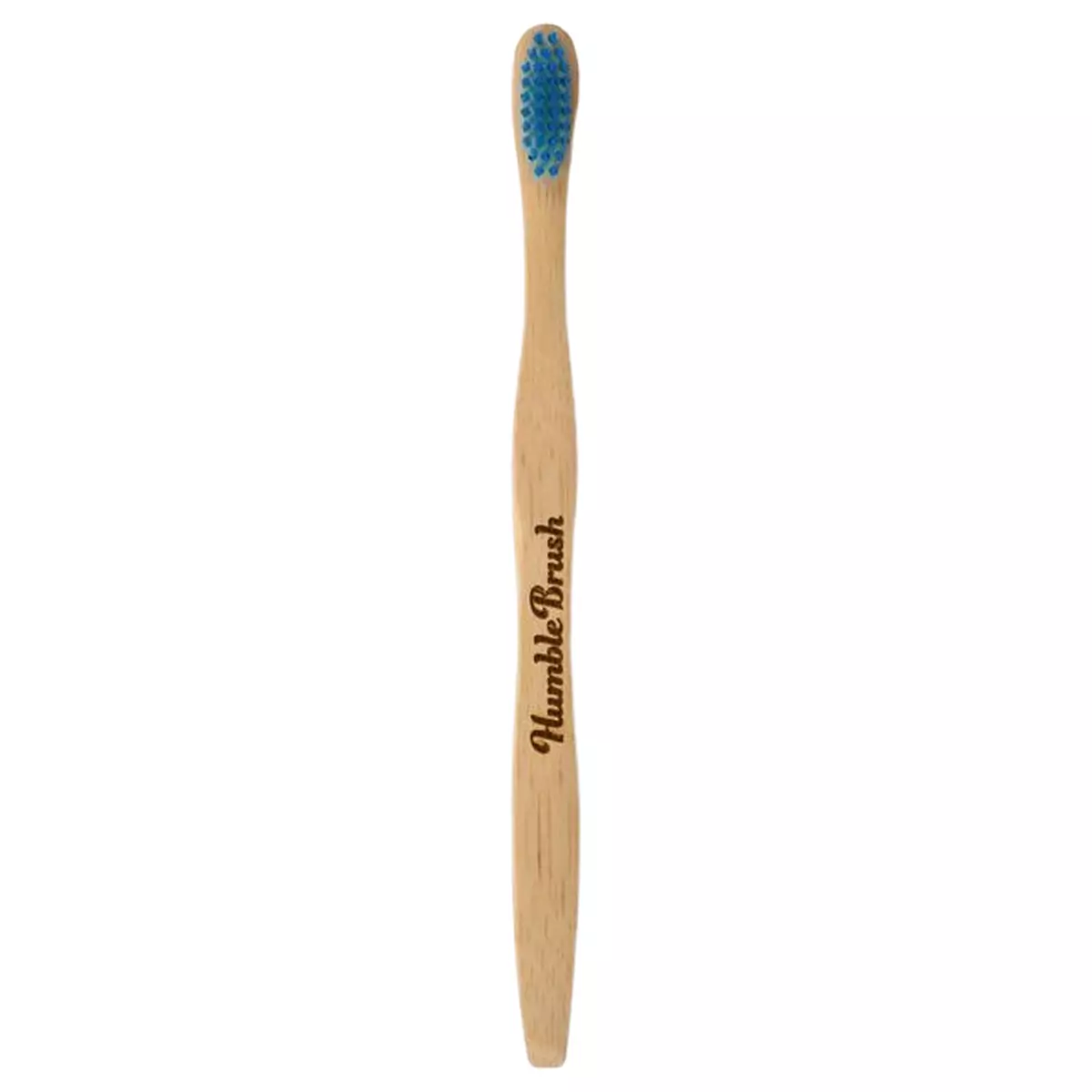 Зубная щетка бамбуковая Голубая средней жесткости The Humble Co Brush Adult Medium Bristles