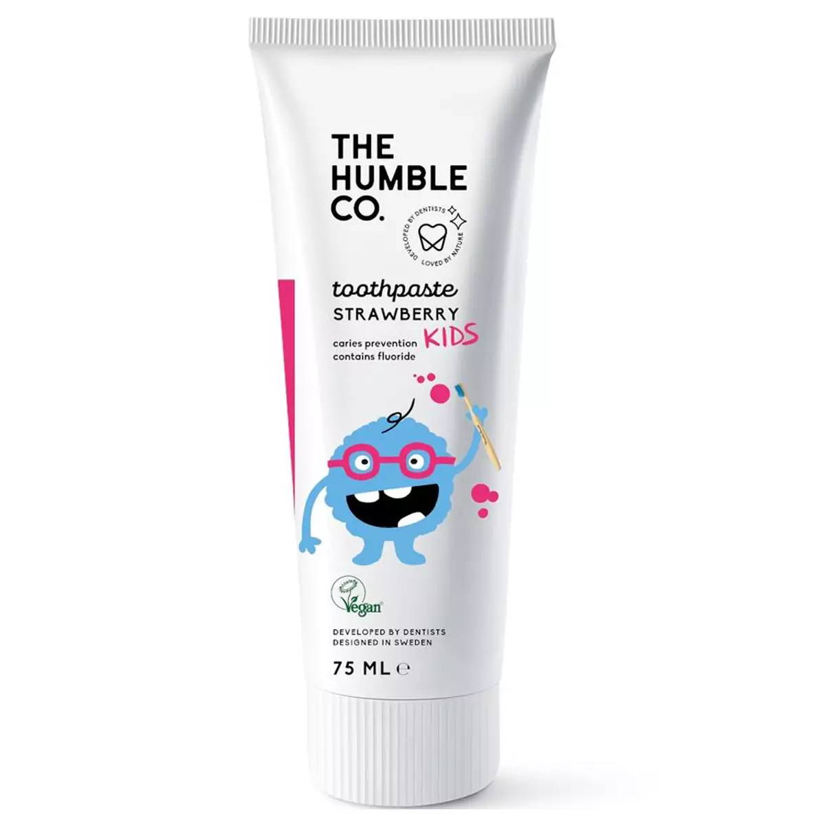 Натуральная детская зубная паста Клубника The Humble Co Toothpaste Kids Strawberry