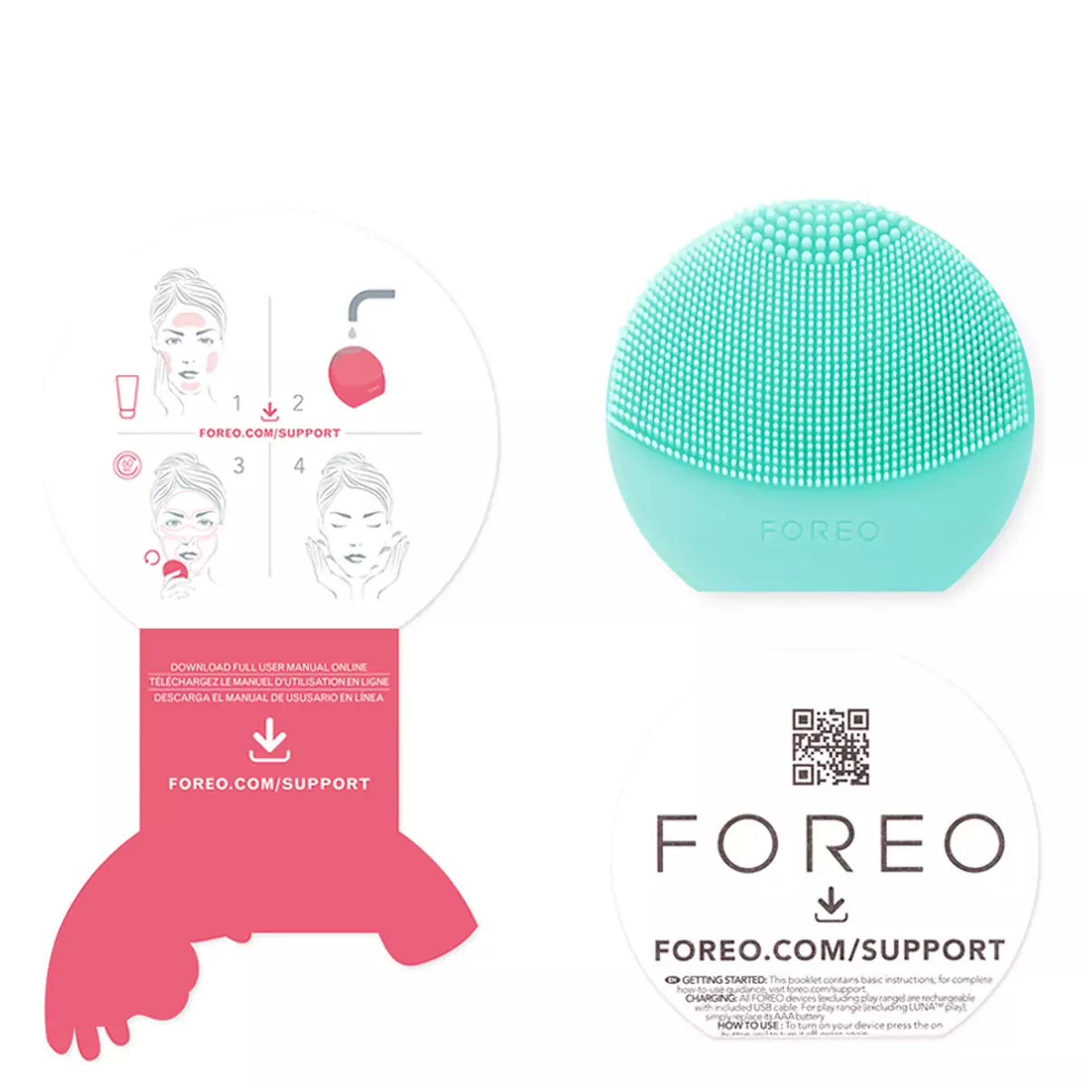 Очищуючий масажер для обличчя FOREO LUNA play plus 2 Minty Cool