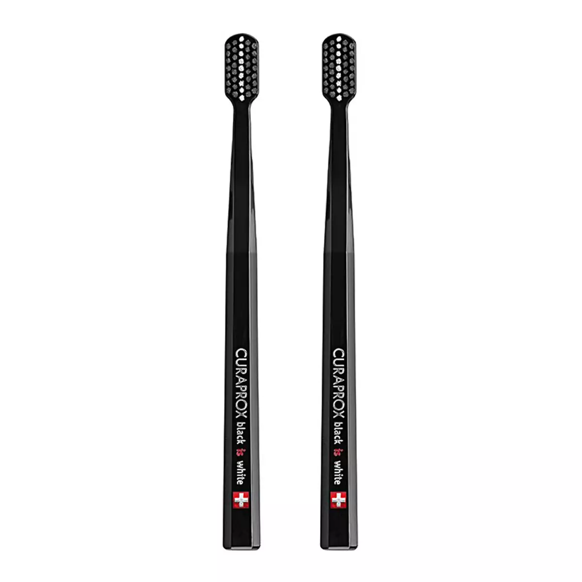 Набір зубних щіток Curaprox Black Is White Duo Black UltraSoft