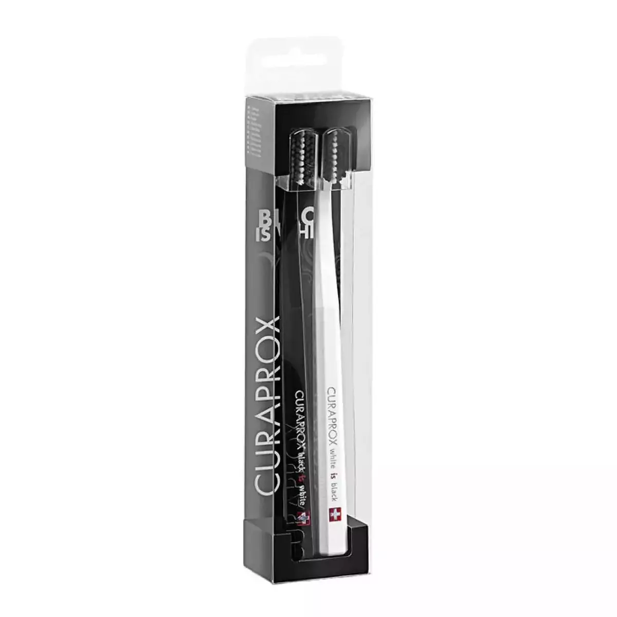 Набір зубних щіток Curaprox White is Black Duo Black UltraSoft