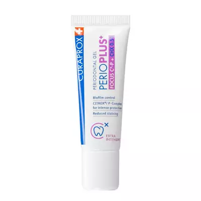 Гель для ясен з гіалуроновою кислотою і хлоргексидином 0.05 Curaprox Perio Plus Focus