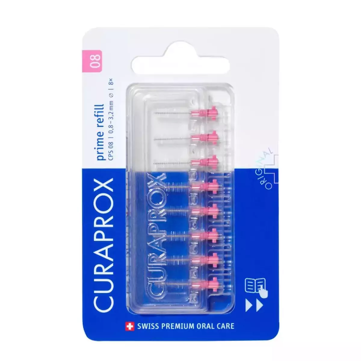 Набір міжзубних йоршиків Curaprox Prime Refill 08