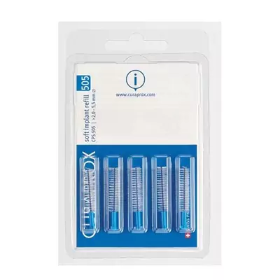 Набір йоршиків для імплантів Curaprox CPS 505 Soft Implant 5.5 mm