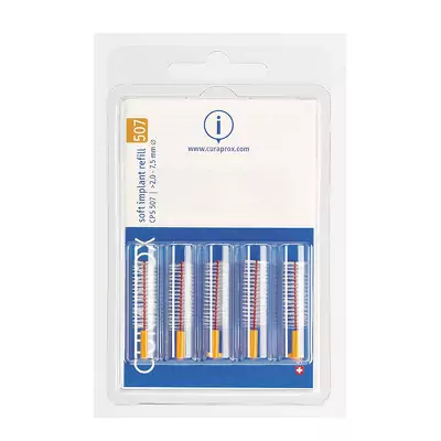 Набір йоршиків для імплантів Curaprox CPS 507 Soft Implant 7.5 mm