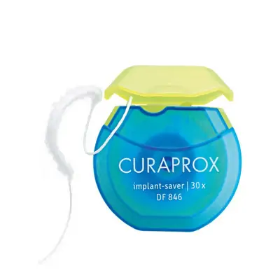 Зубна нитка для догляду за імплантами Curaprox DF 846 Implant-Saver