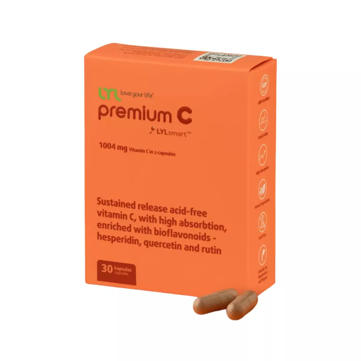 Бескислотный витамин С нового поколения LYL Premium C