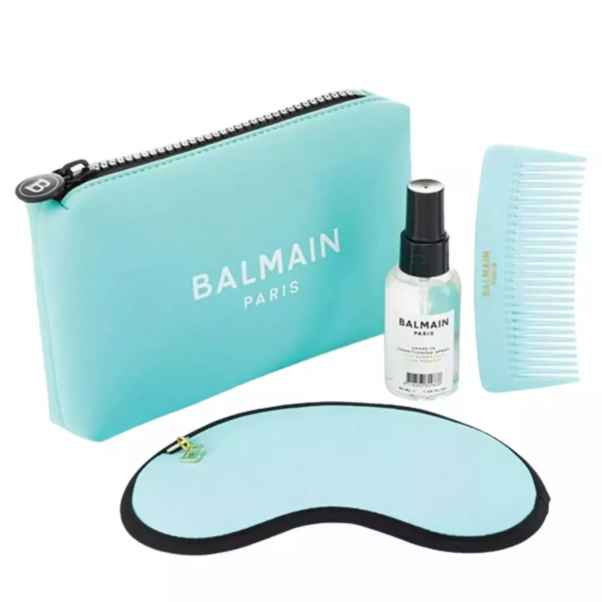 Косметичка бирюзовая Balmain Limited Edition SS21