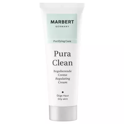 Регулирующий крем для ухода за жирной и склонной к пятнам кожи Marbert PuraClean Regulating Cream