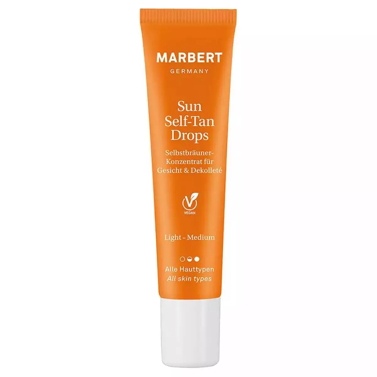 Краплі-концентрат для автозасмаги обличчя та зони декольте Marbert Sun Self-Tan Drops