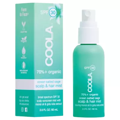 Сонцезахисний спрей для шкіри голови та волосся SPF 30 COOLA Scalp and Hair Mist Organic Sunscreen