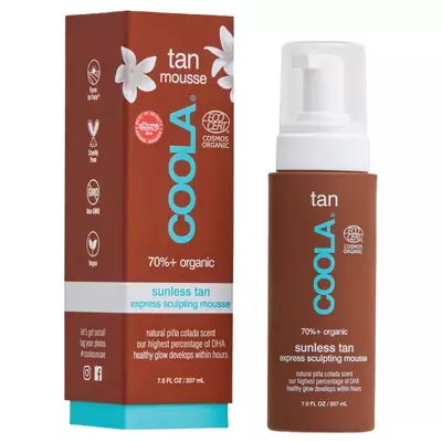 Мус для автозасмаги COOLA Organic Sunless Tan Sculpting Mousse