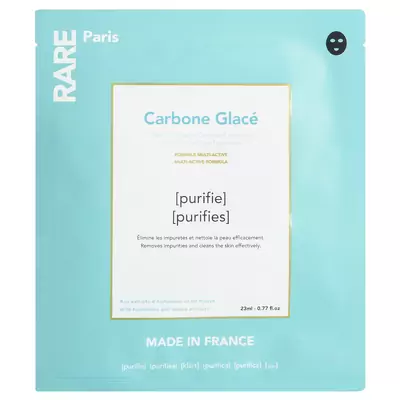 Очищающая маска для лица с гамамелисом и экстрактом лилии RARE Paris Carbone Glace Purifying Face Mask