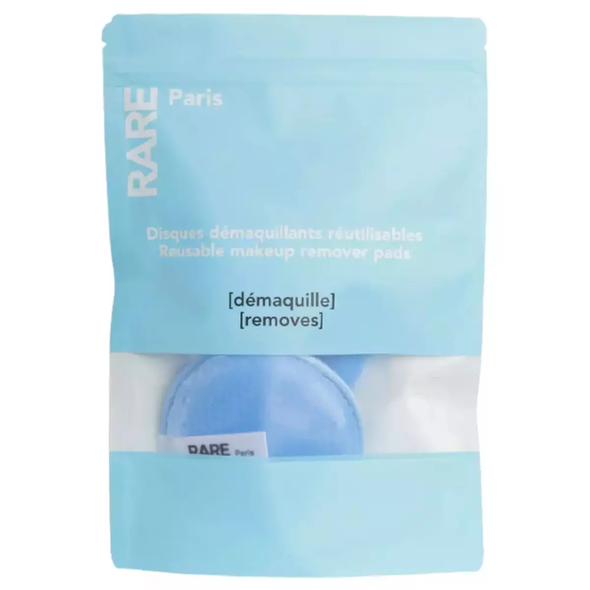Многоразовые диски для снятия макияжа RARE Paris Makeup Remove Pads