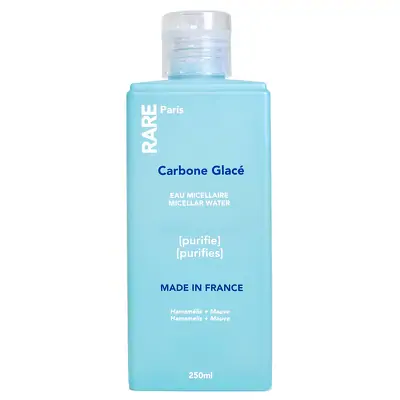 Мицеллярная вода с гамамелисом и экстрактом мальвы RARE Paris Carbone Glace Purifying Micellar Water