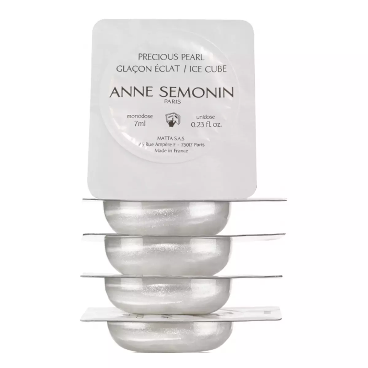 Жемчужные кубики льда для мгновенного тонуса и сияния кожи Anne Semonin Precious Pearl Ice Cubes