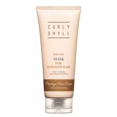 Незмивна відновлююча термозахисна маска для пошкодженого волосся CURLY SHYLL Hair Cure Mask